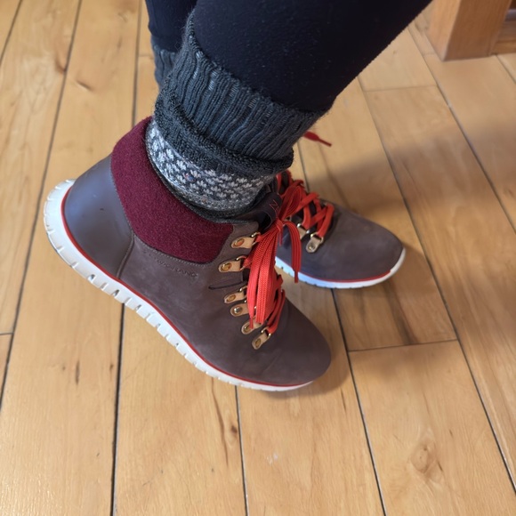 Cole Han Zero Grand Women’’s Nubuck Waterproof Hiking Boots - Picture 5 of 11